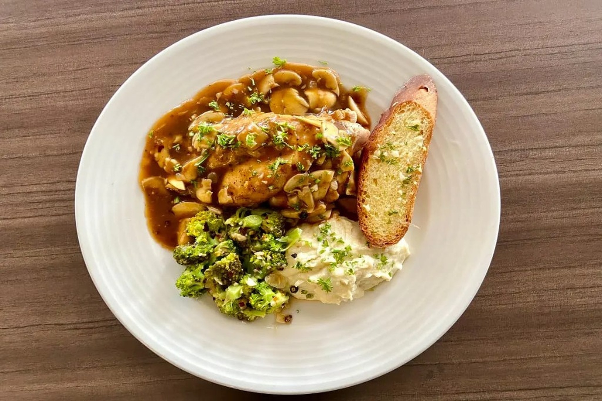 Mushroom Chicken Steak